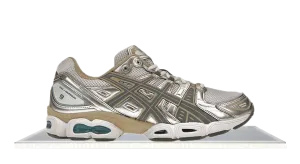 Sand - Resistant ASICS Gel-Nimbus 9 White Steel Grey