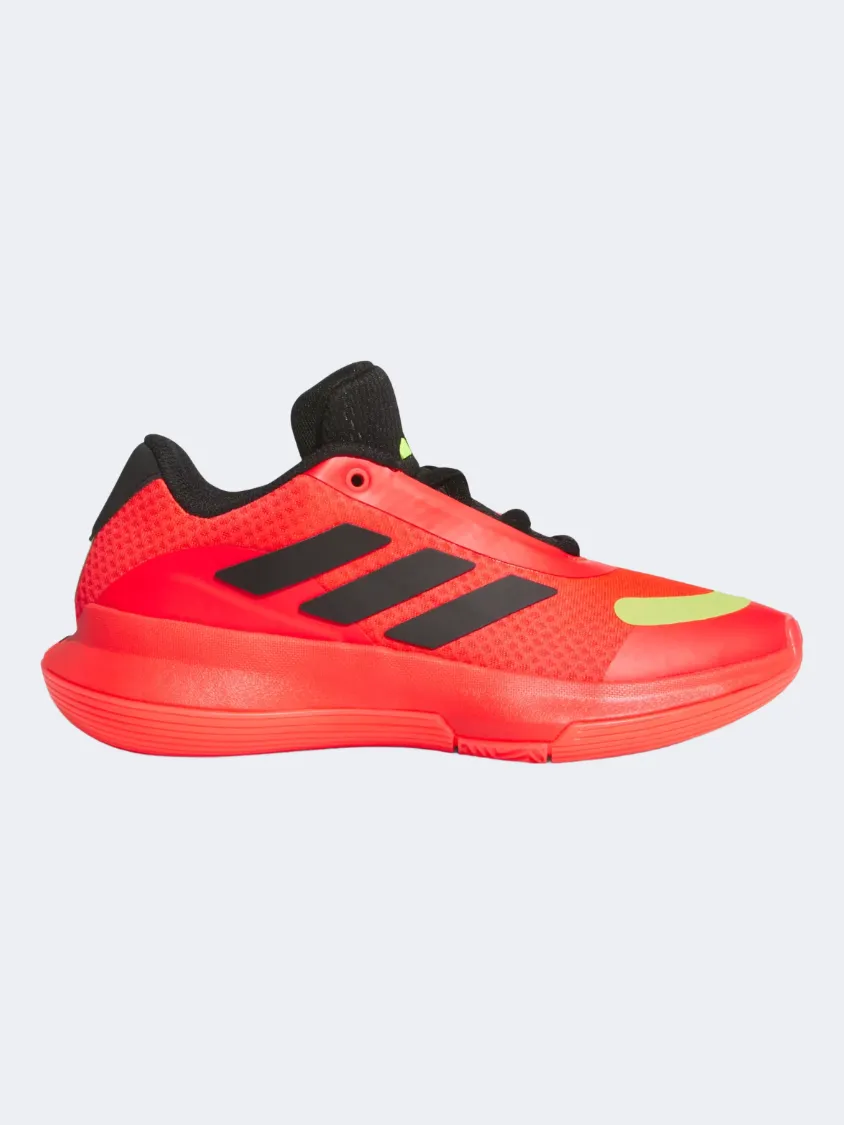 Durable Build Weekend Errands Adidas Legends Gs Basketball Shoes Red/Black/Lemon
