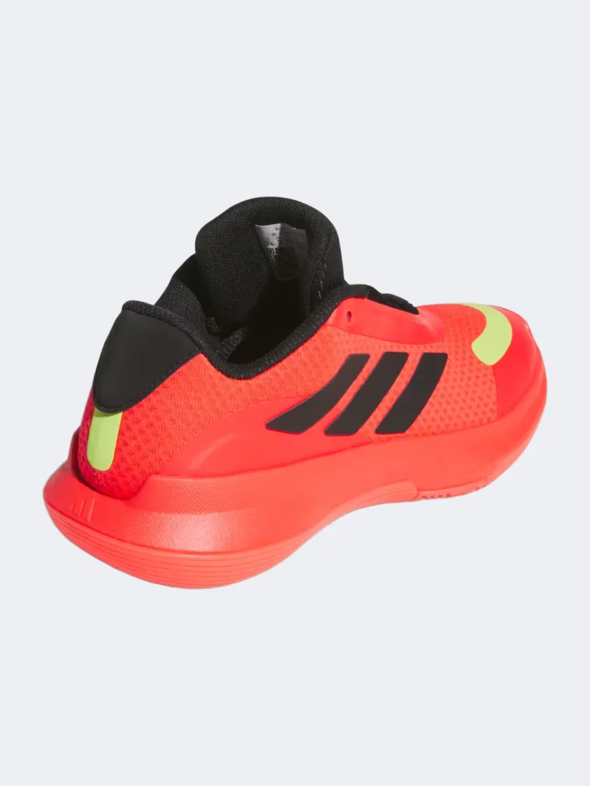 Adidas Legends Gs Basketball Shoes Red/Black/Lemon Korean Trend
