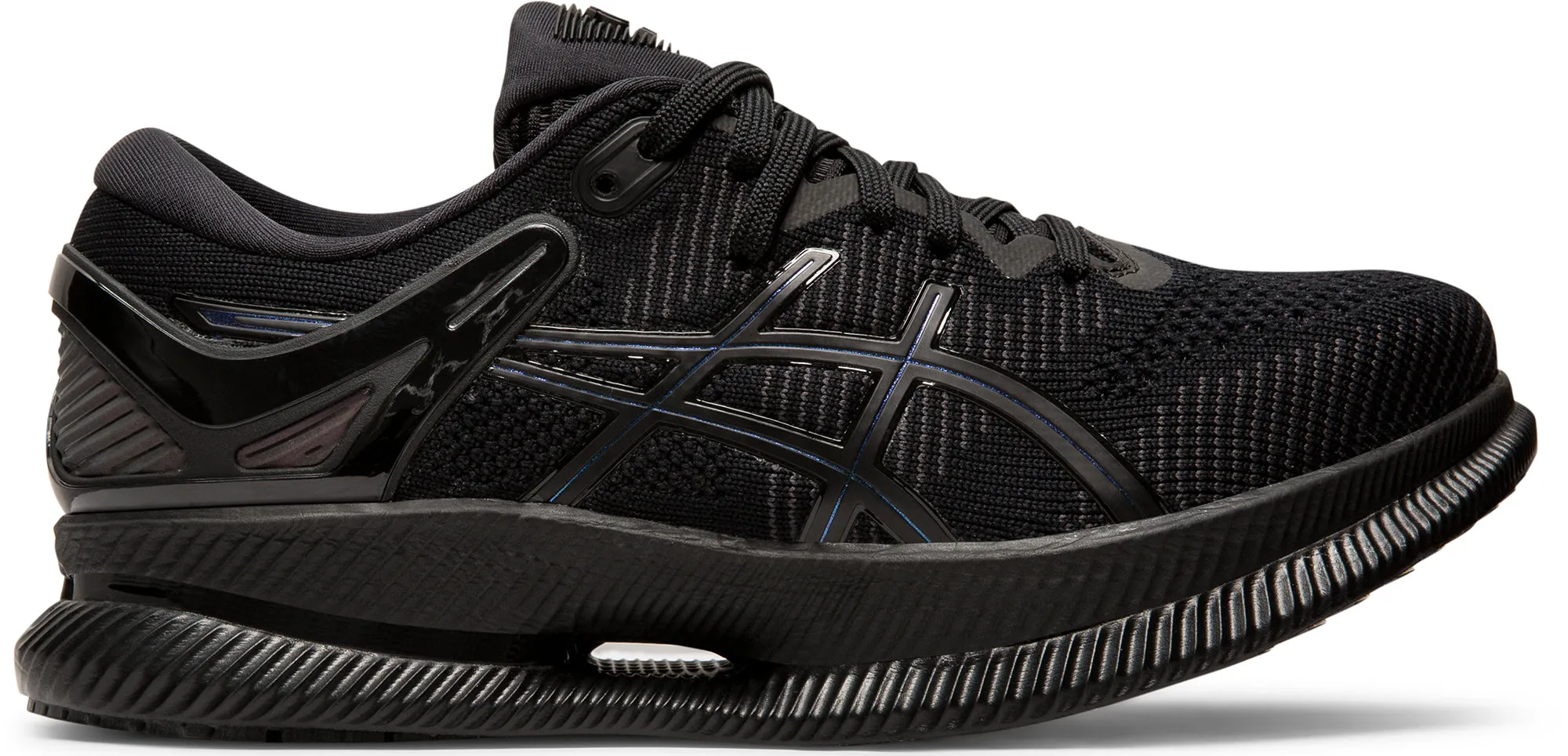 Asics MetaRide Womens Running Shoes - Black stretchy upper shoes