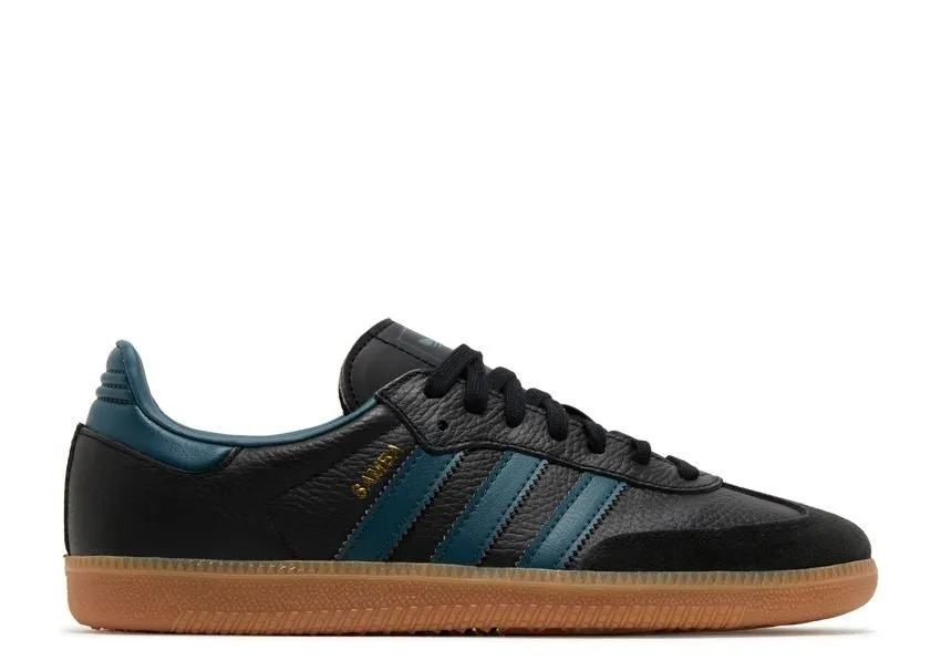 Pasture Path Classic Silhouette Adidas Samba OG Black Arctic Night