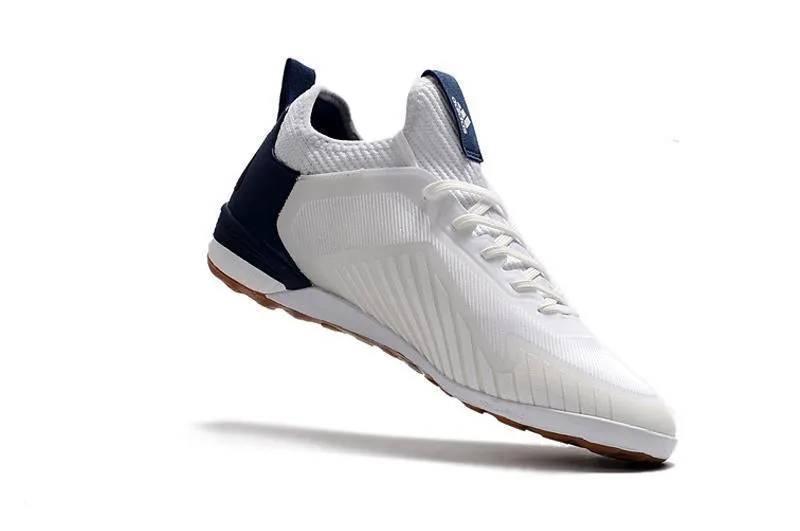 Enhanced Agility Game Spirit Adidas ACE TF Soccer Cleats Shoes White Black Blue Coffee
