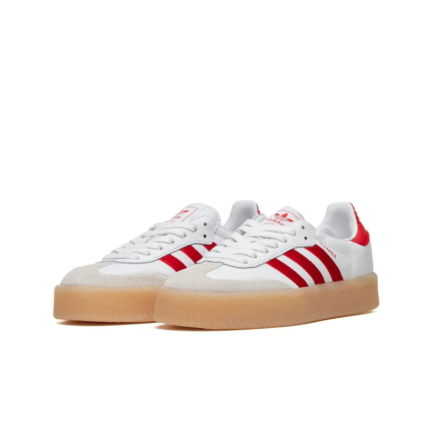 Scratch Resistant Toe Desert Hike Adidas Originals Sambae W Ftwr White/Better Scarlet/White
