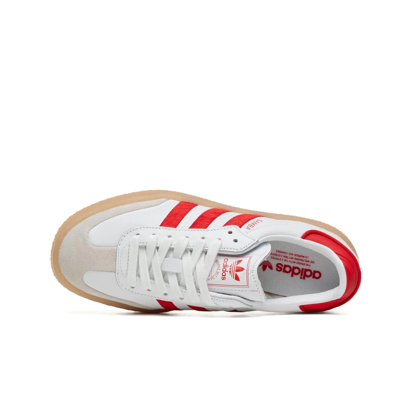Anti Skid Adidas Originals Sambae W Ftwr White/Better Scarlet/White