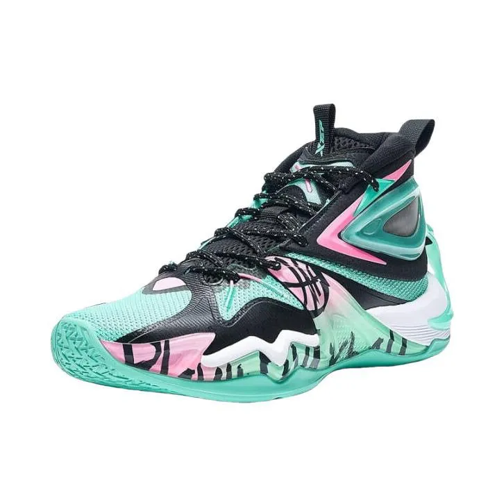 Monsters University | Xtep Battle Basketball Shoes - Green/Black PUMidsole