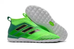 New Adidas Turbocharge Pack IC Grass Spikes Soccer Cleats Shoes Green Black White Traction Pad