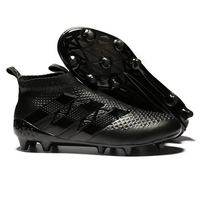 Agile Moves Adidas ACE 16  Purecontrol FG/AG Soccer Cleats All Black