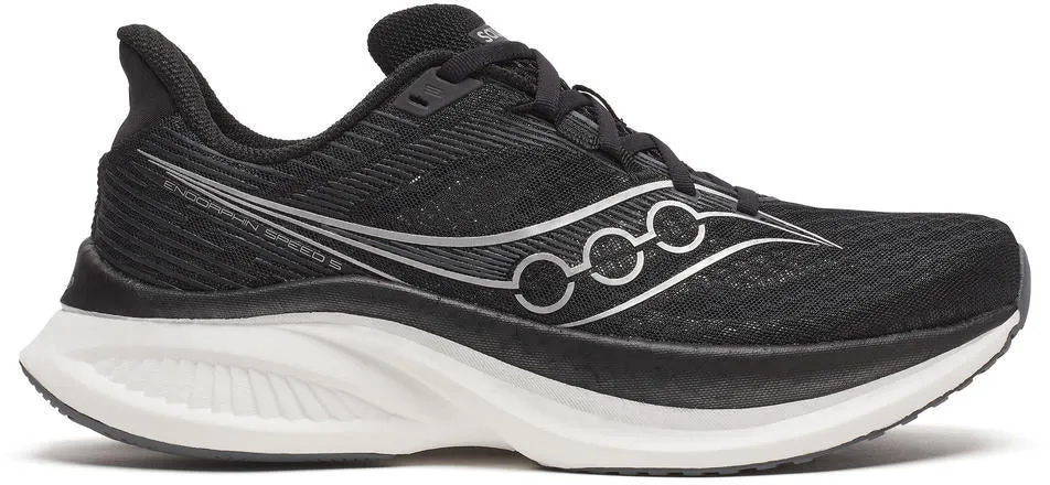 Saucony Endorphin Speed 5 Mens Running Shoes - Black low - impact