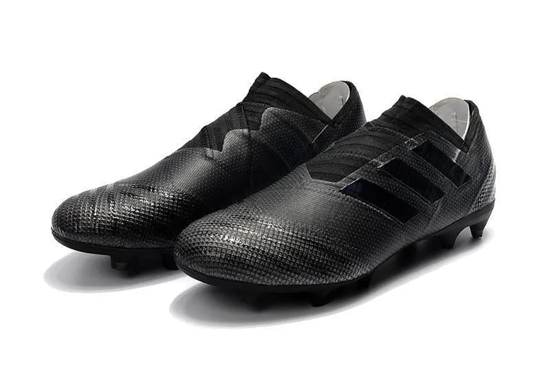 New Adidas Nemeziz FG Agility TPU Soccer Cleats Shoes Black Speed Grip Fitness Mode