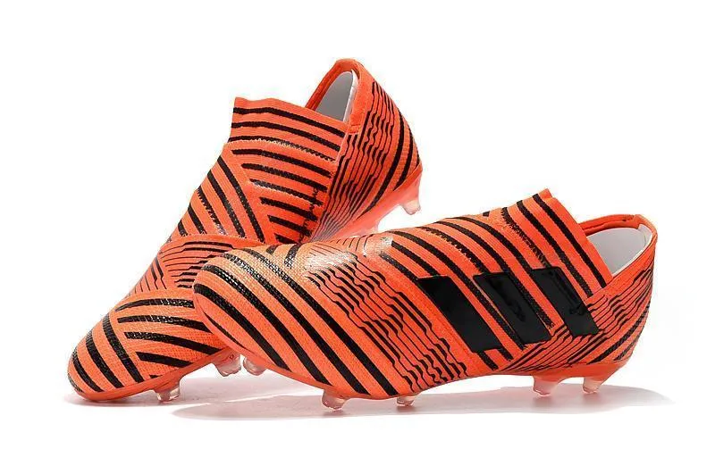 New Adidas Nemeziz FG Agility TPU Soccer Cleats Shoes Orange Black Touch Comfort Power Support