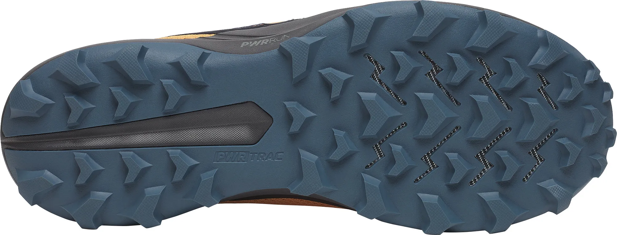 single Flexible Forefoot Design Saucony Peregrine 14 GORE-TEX Mens Trail Running Shoes - Orange