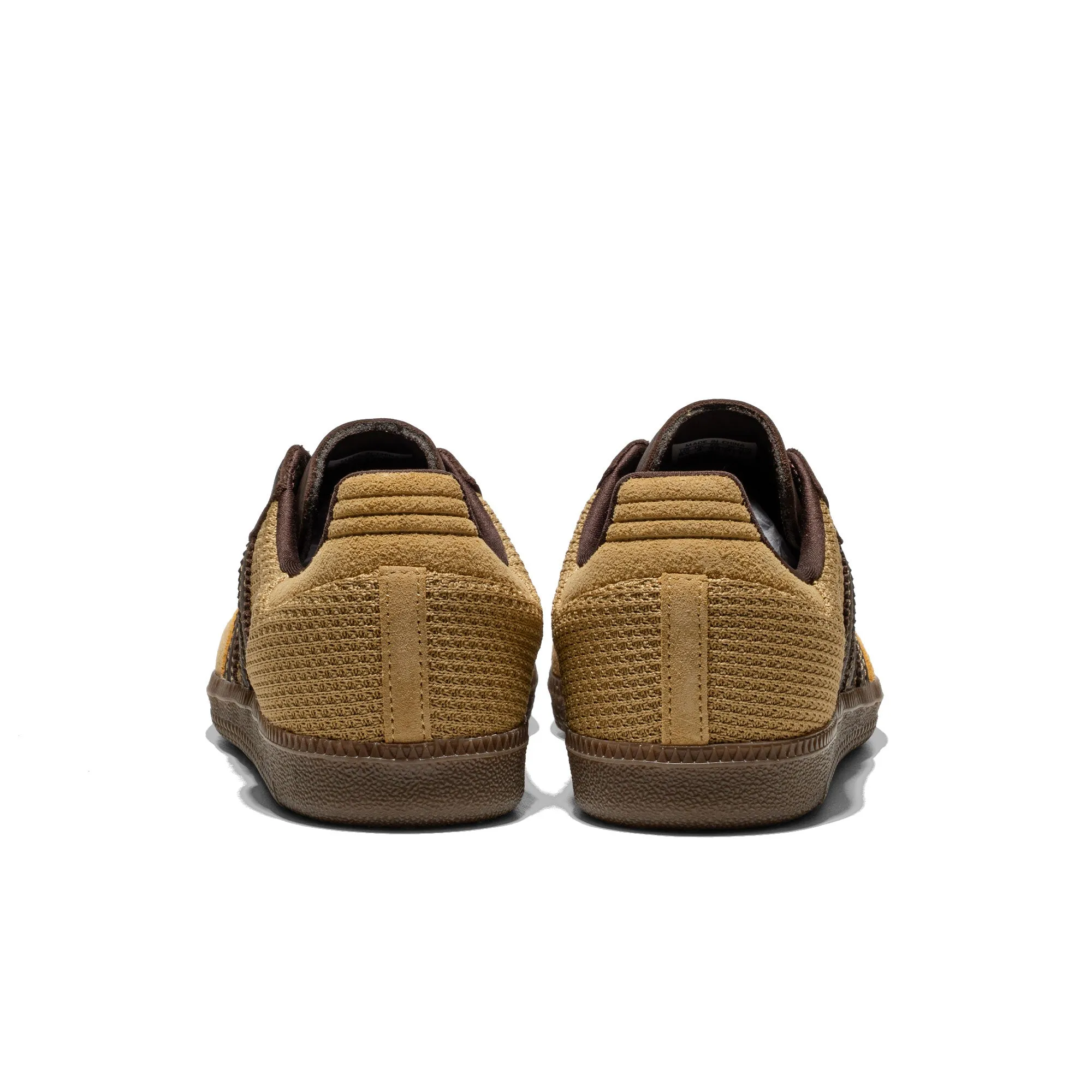 morning jog Adidas Originals Samba OG Golden Beige/Dark Brown/Gum
