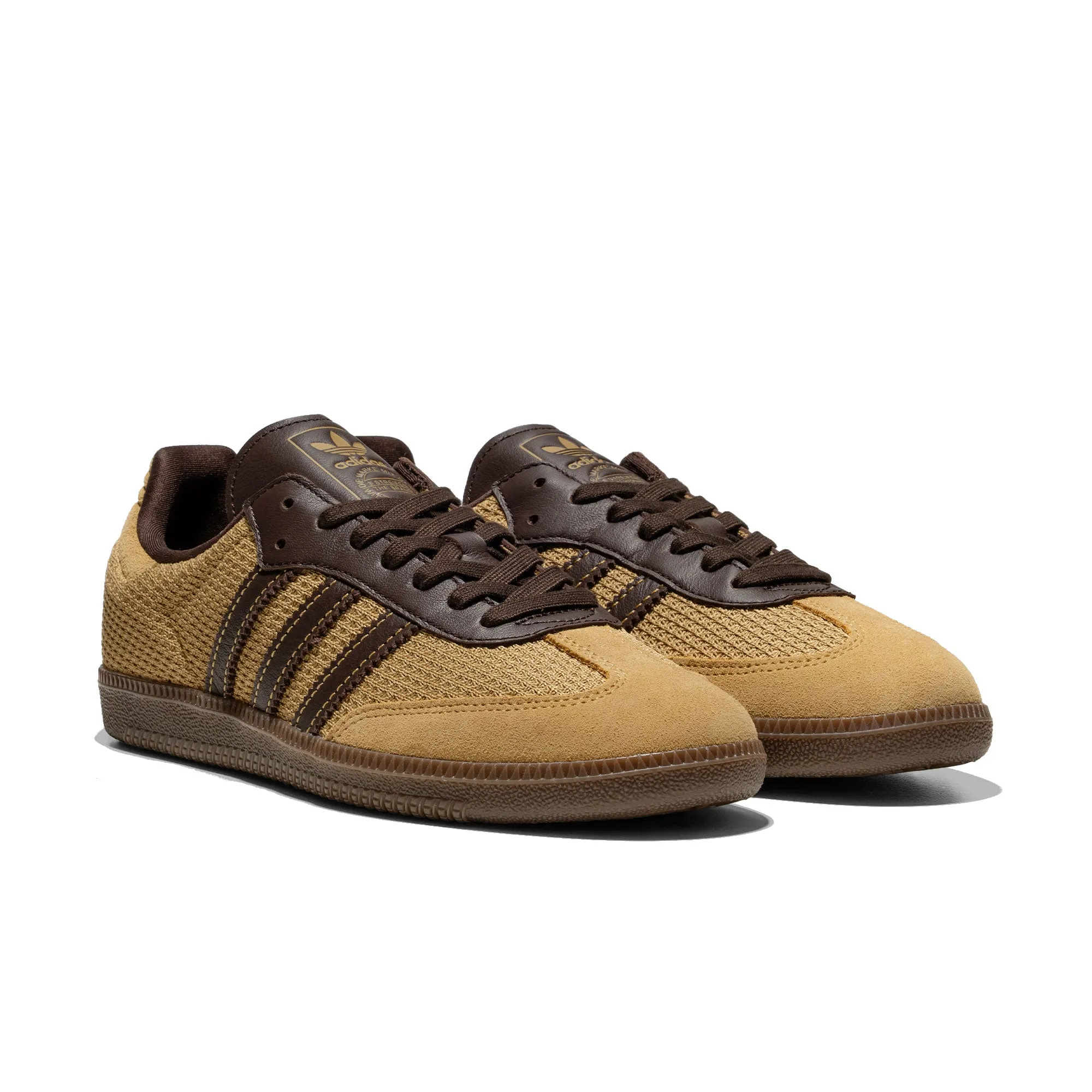 Adidas Originals Samba OG Golden Beige/Dark Brown/Gum Easy Match