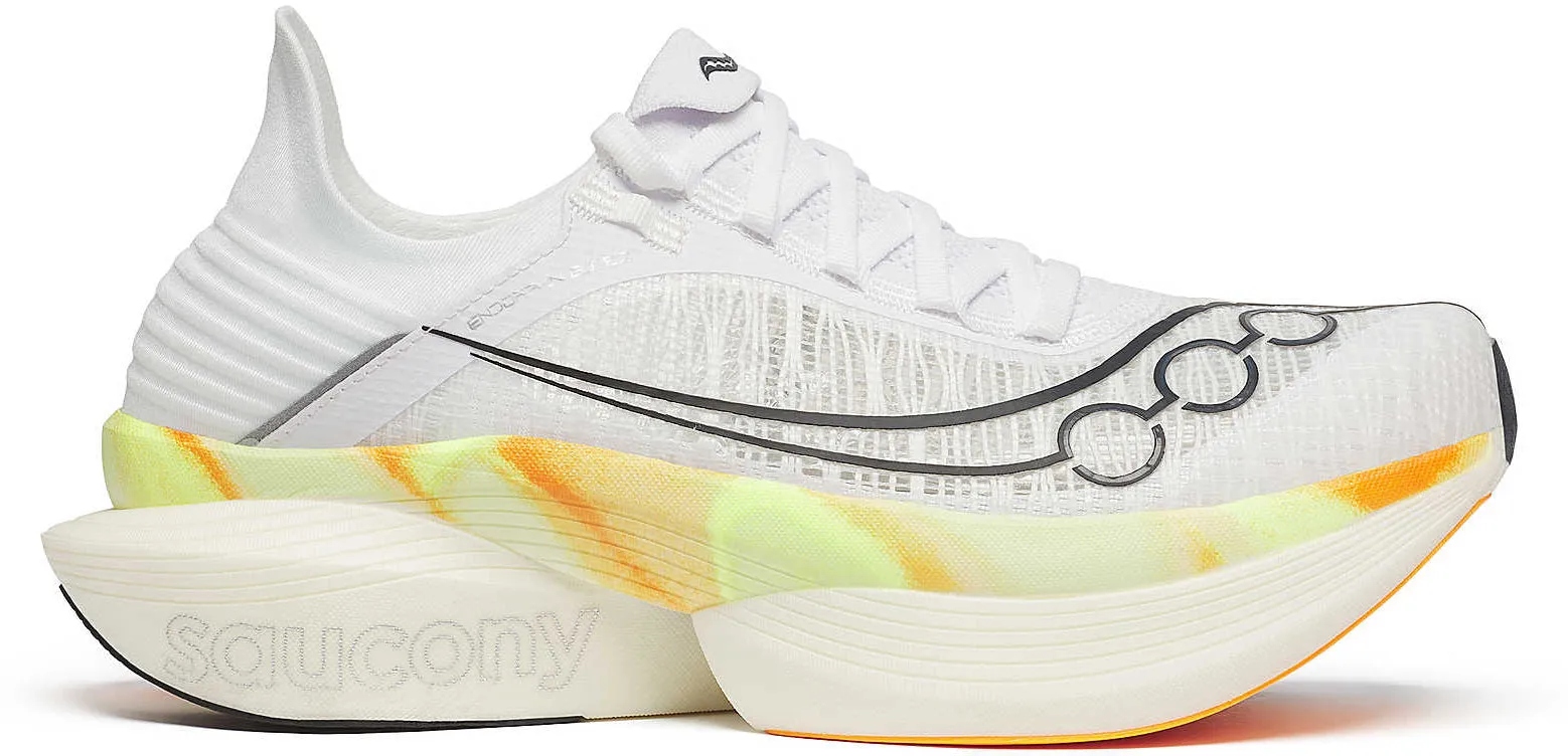 Flexibility Training Saucony Endorphin Elite 2 Running Shoes - White