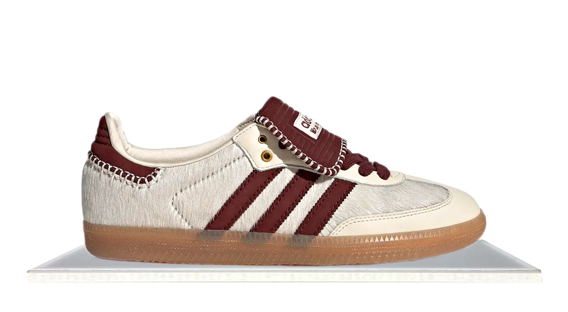 Spring Walk Match Ready Adidas Samba Pony Wales Bonner Cream White