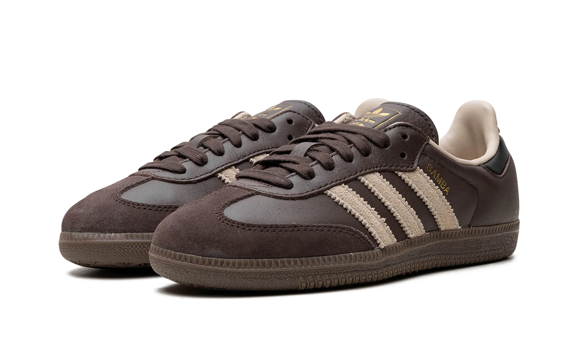 Samba OG "Dark Brown Beige Gum" Neutral Colorway Sock Liner Technology
