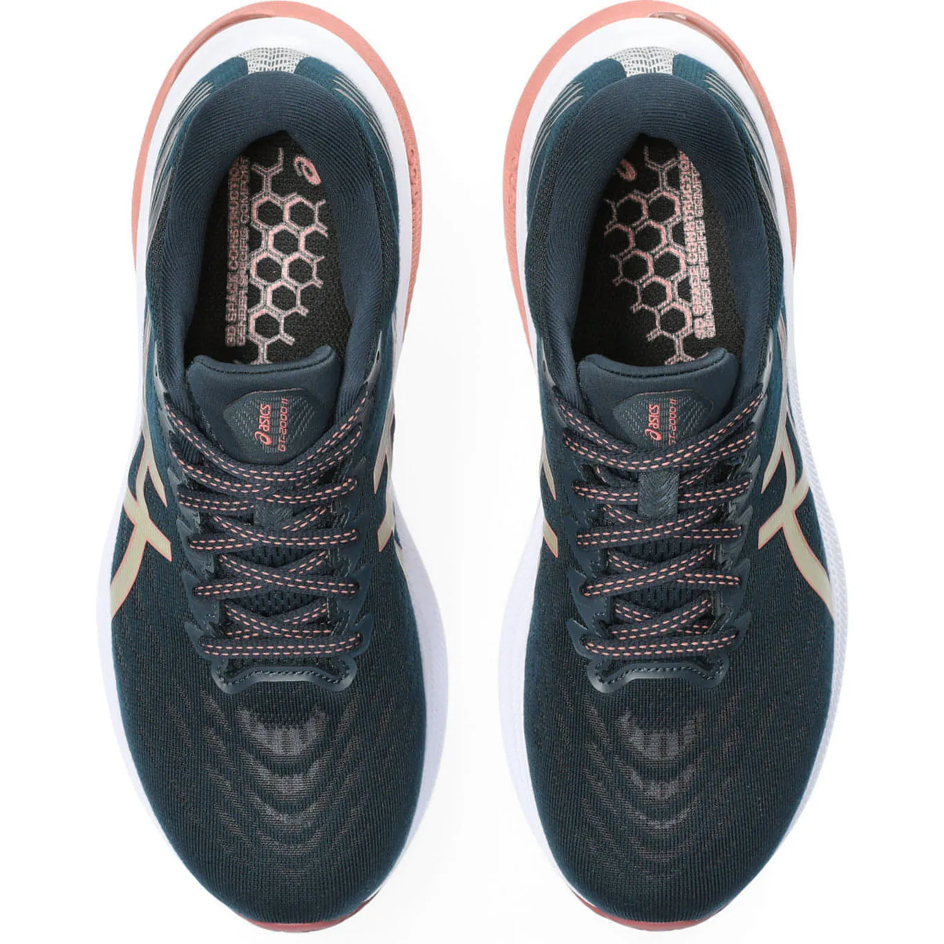 Asics GT 2000 11 Womens Running Shoes - Blue Anti Slip Outsole