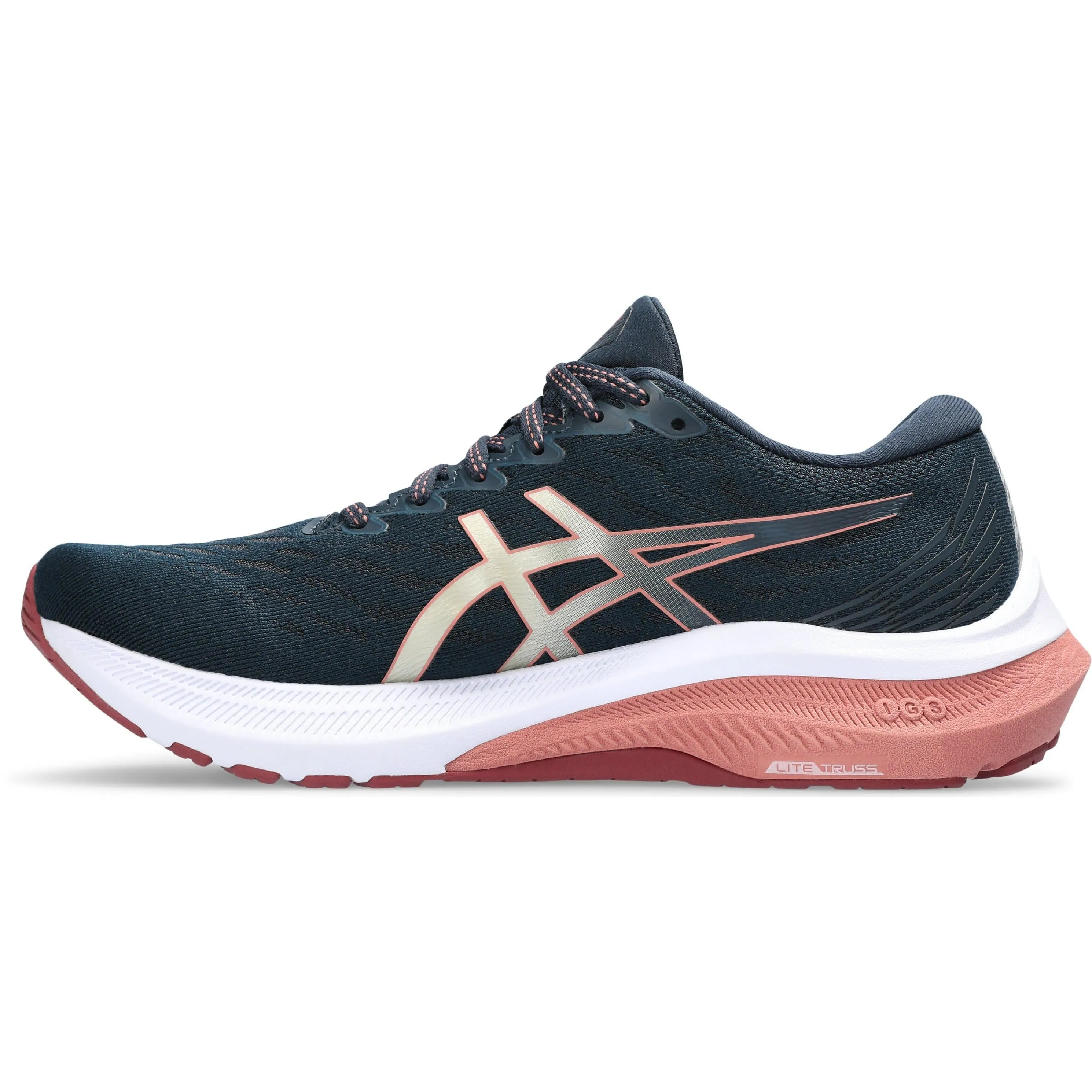 Footbed Contouring Marathon Preparation Asics GT 2000 11 Womens Running Shoes - Blue