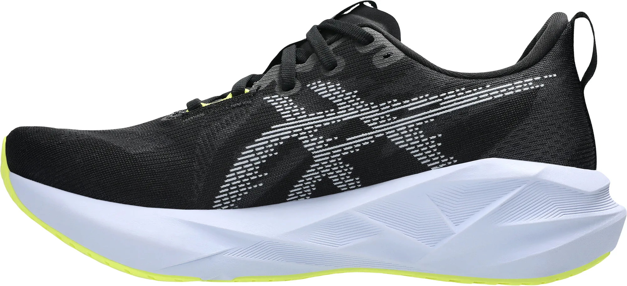 Asics NovaBlast 5 Mens Running Shoes - Black Ankle Support