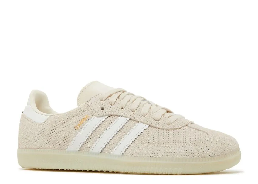 Adidas Samba OG Wonder White Linen Green Shock Absorbing