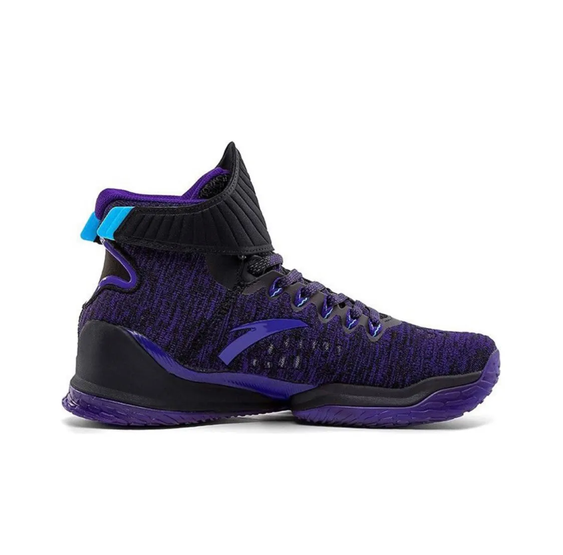 Rebound Technology Moulded Insole Anta Men's Klay Thompson Kt3 Black/Purple Basketball Shoes