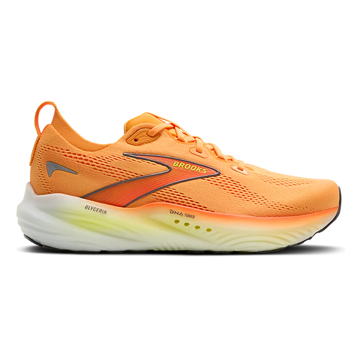 Brooks Glycerin 22 Orange - Nightlife - White fashion - brand shoes