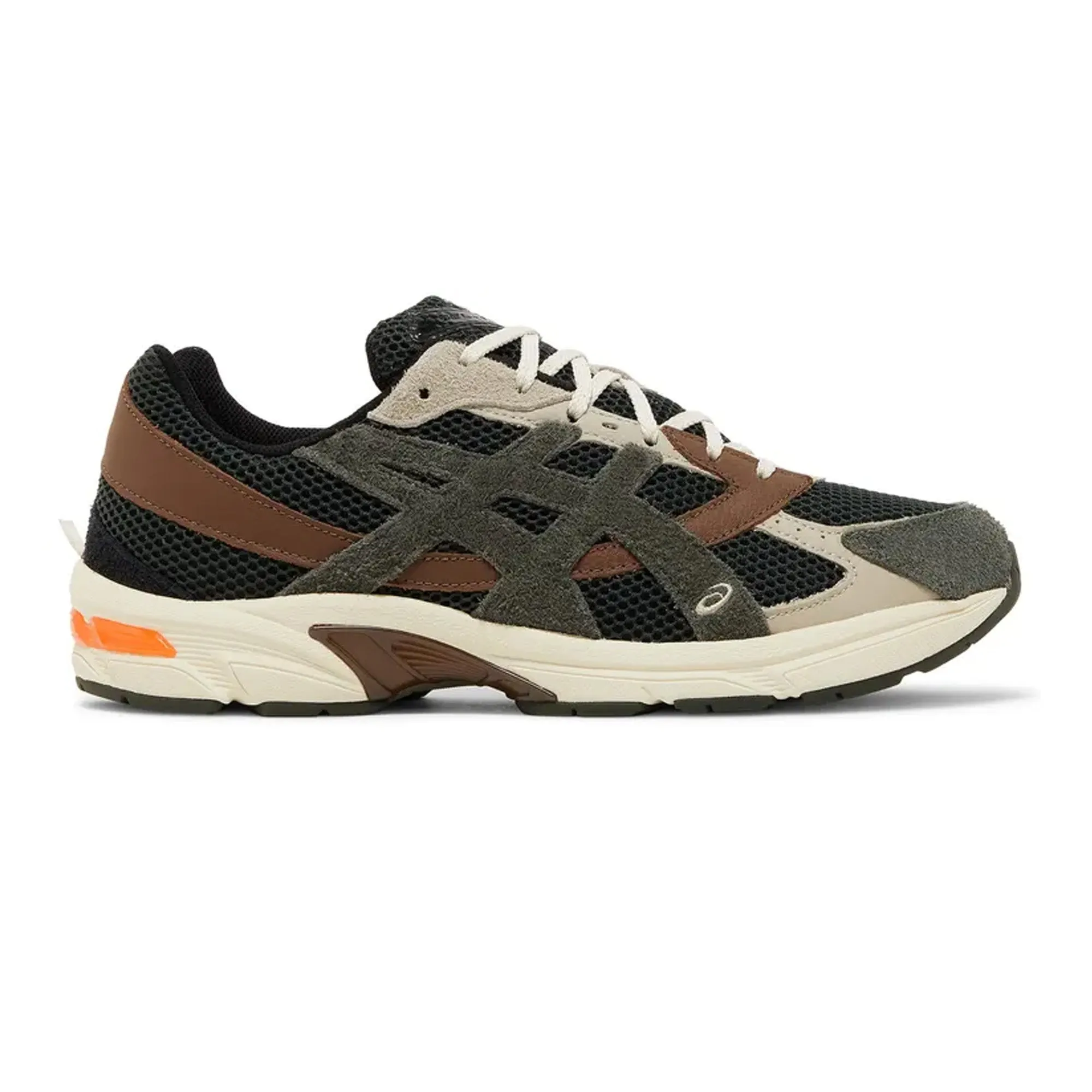 red running shoes lace - up footwear Gel-1130 MK-II x HAL Studio 'Forest' (2023)