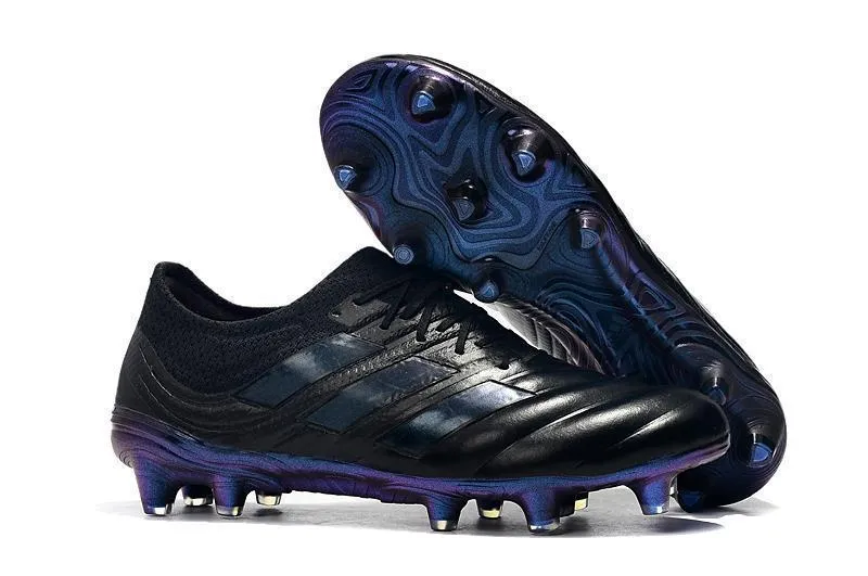 Tactical Moves New Adidas Copa 19.1 FG Soccer Cleats Shoes Black Blue