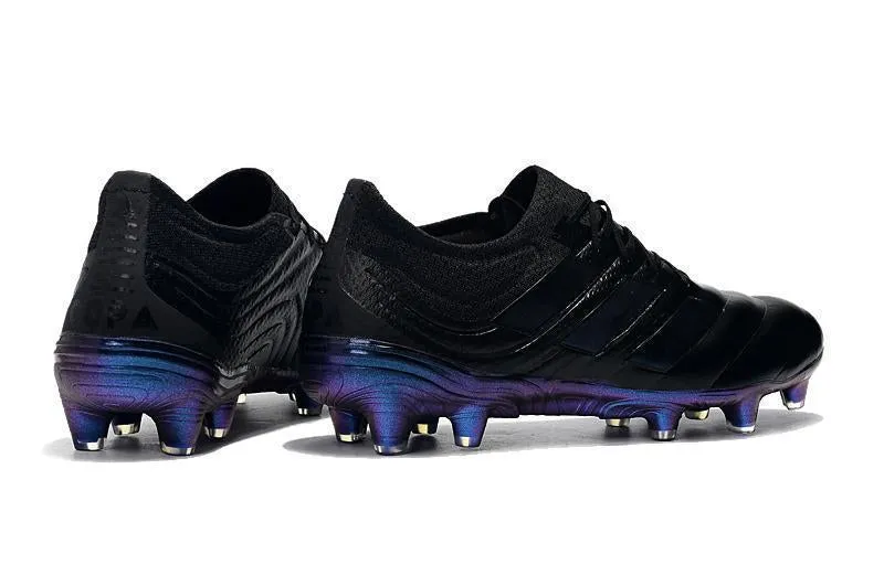 New Adidas Copa 19.1 FG Soccer Cleats Shoes Black Blue Anti Slip Feature