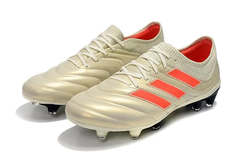 Adidas Copa 19.1 FG Soccer Cleats Shoes Orange Sturdy Build