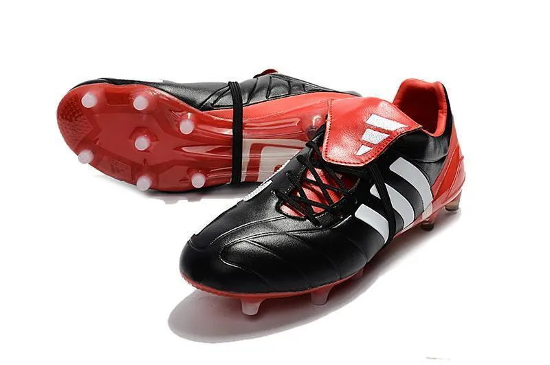 Sport Cushion Seamless Feel New Adidas Predator Mania Champagne FG Soccer Cleats Shoes Black Red White