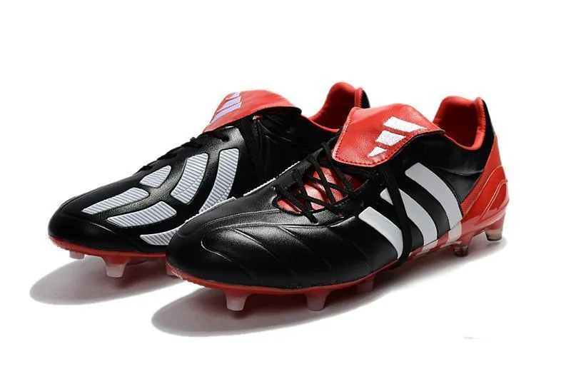 New Adidas Predator Mania Champagne FG Soccer Cleats Shoes Black Red White Ball Mastery