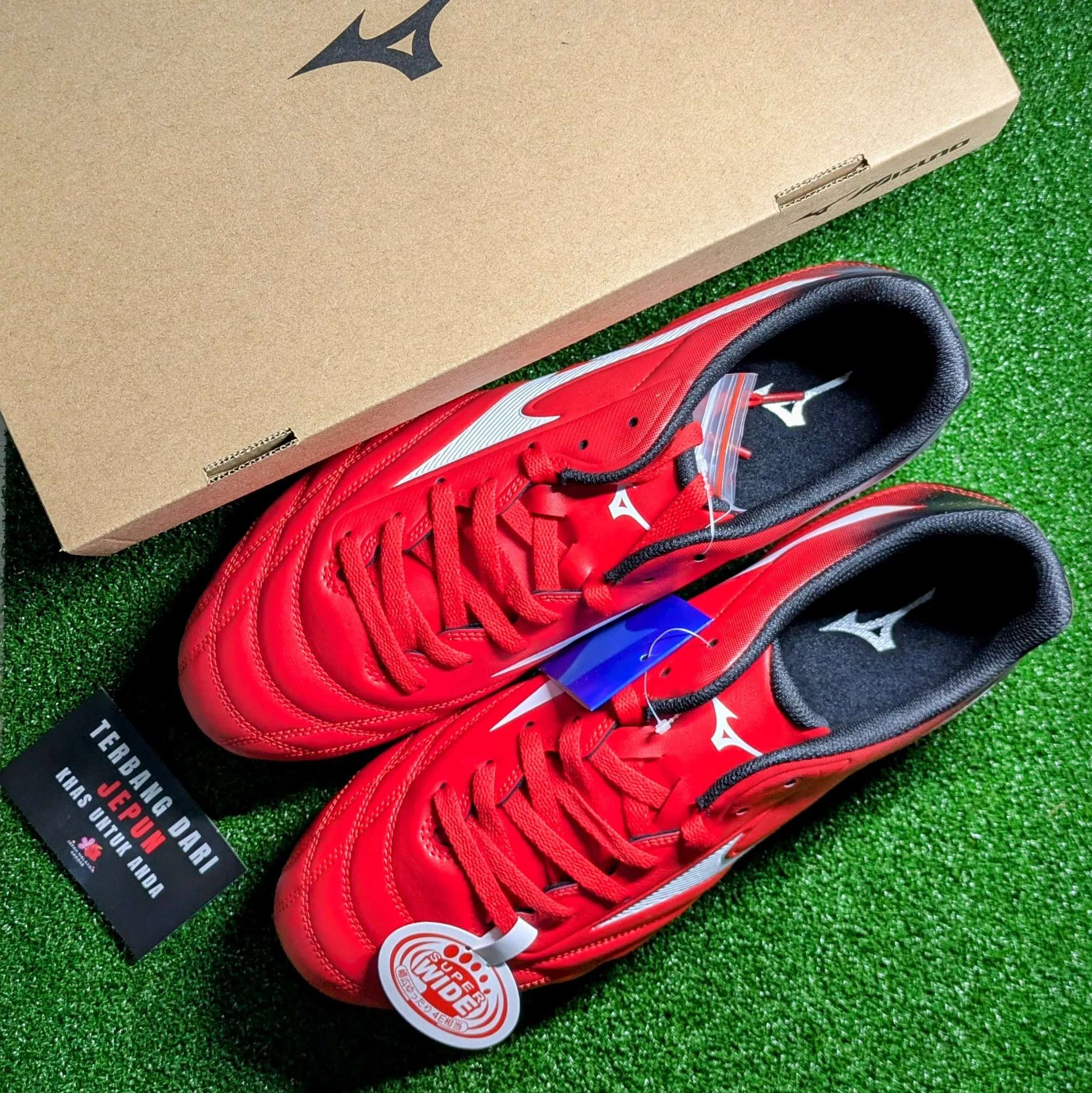 Elastic Closure Comfortable Foot Mizuno Waitangi 2 CL(Red/Black)