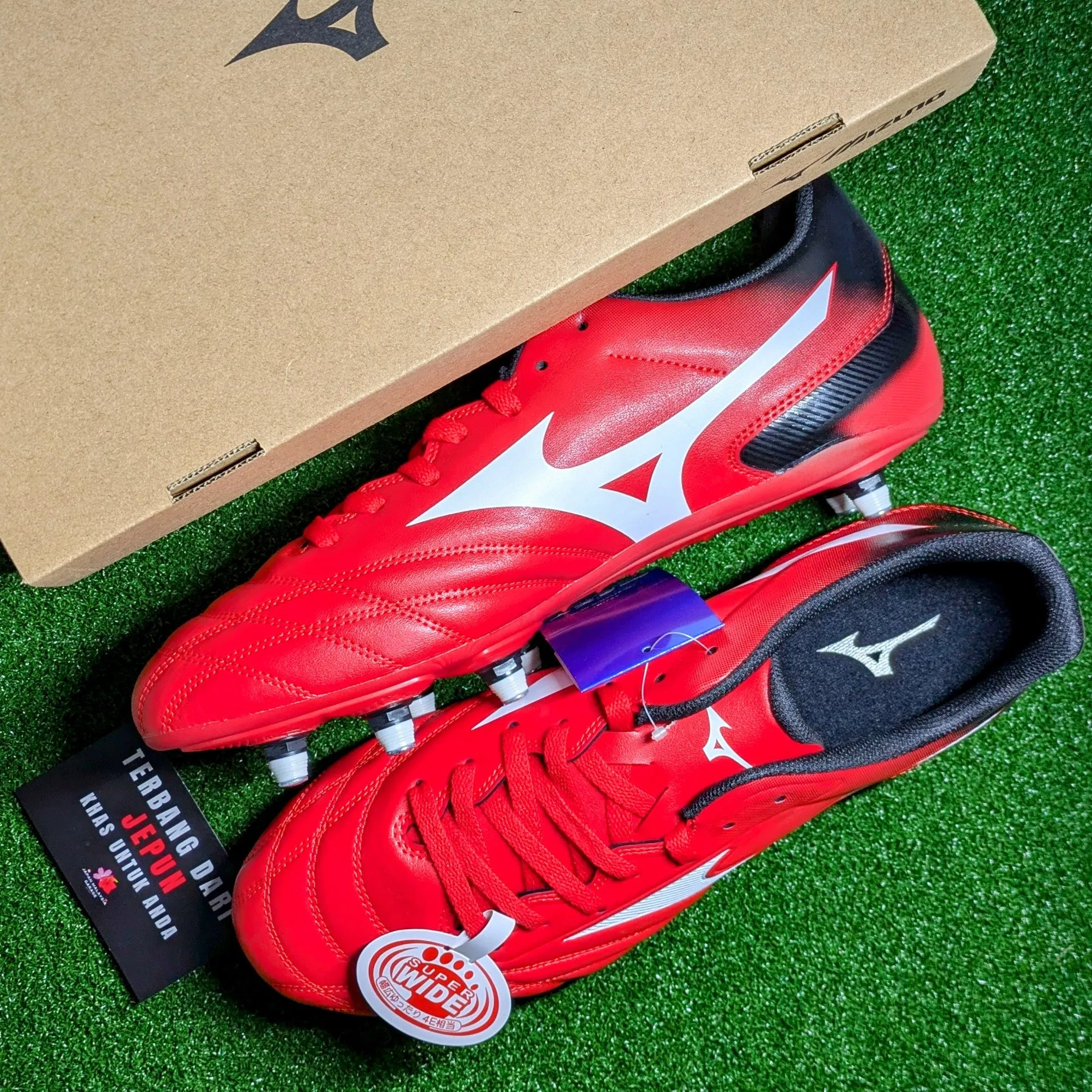 Roll Stability Rapid Movement Mizuno Waitangi 2 CL(Red/Black)
