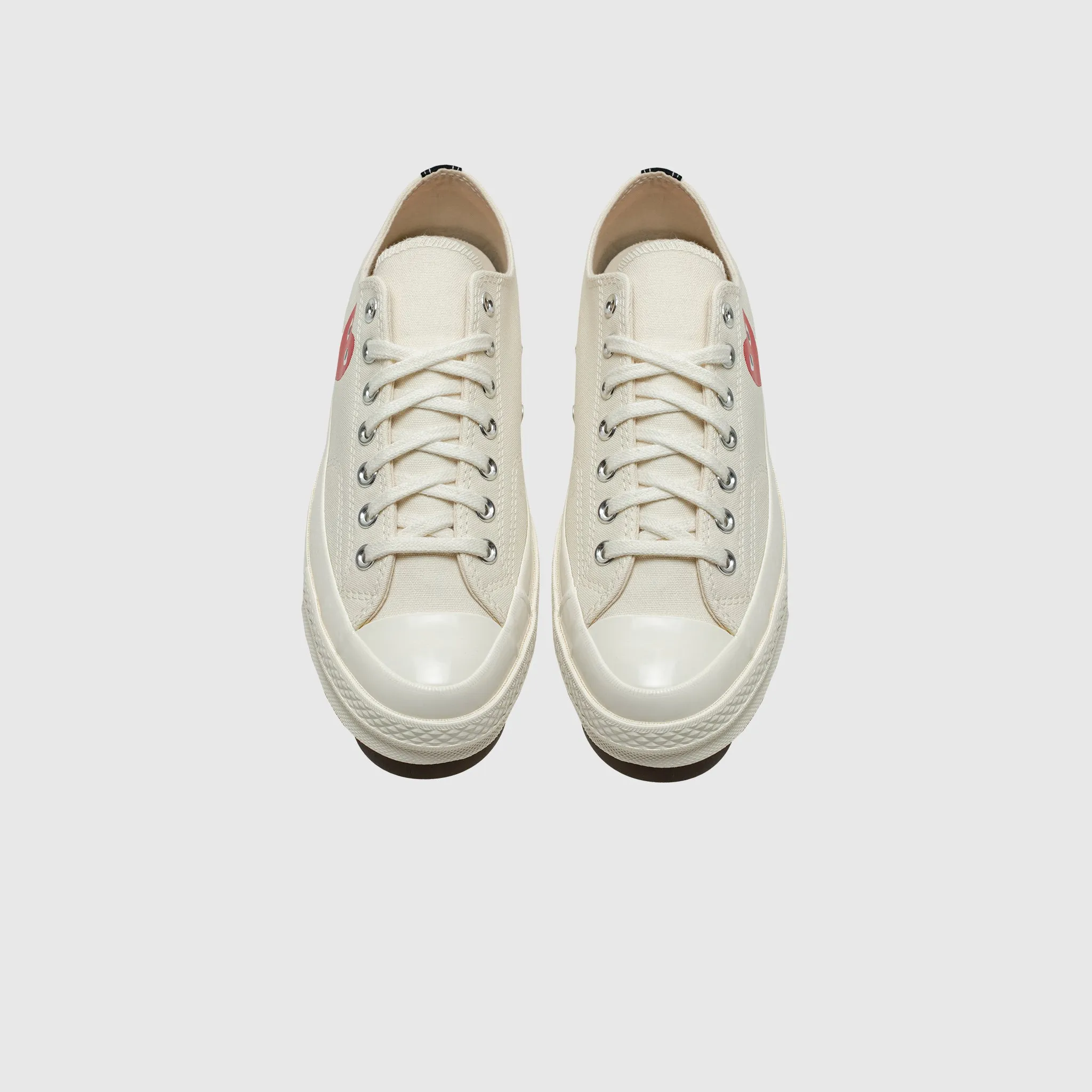 CHUCK TAYLOR ALL-STAR '70 LOW "MILK SINGLE HEART" Adjustable Lace Closure Long Walk