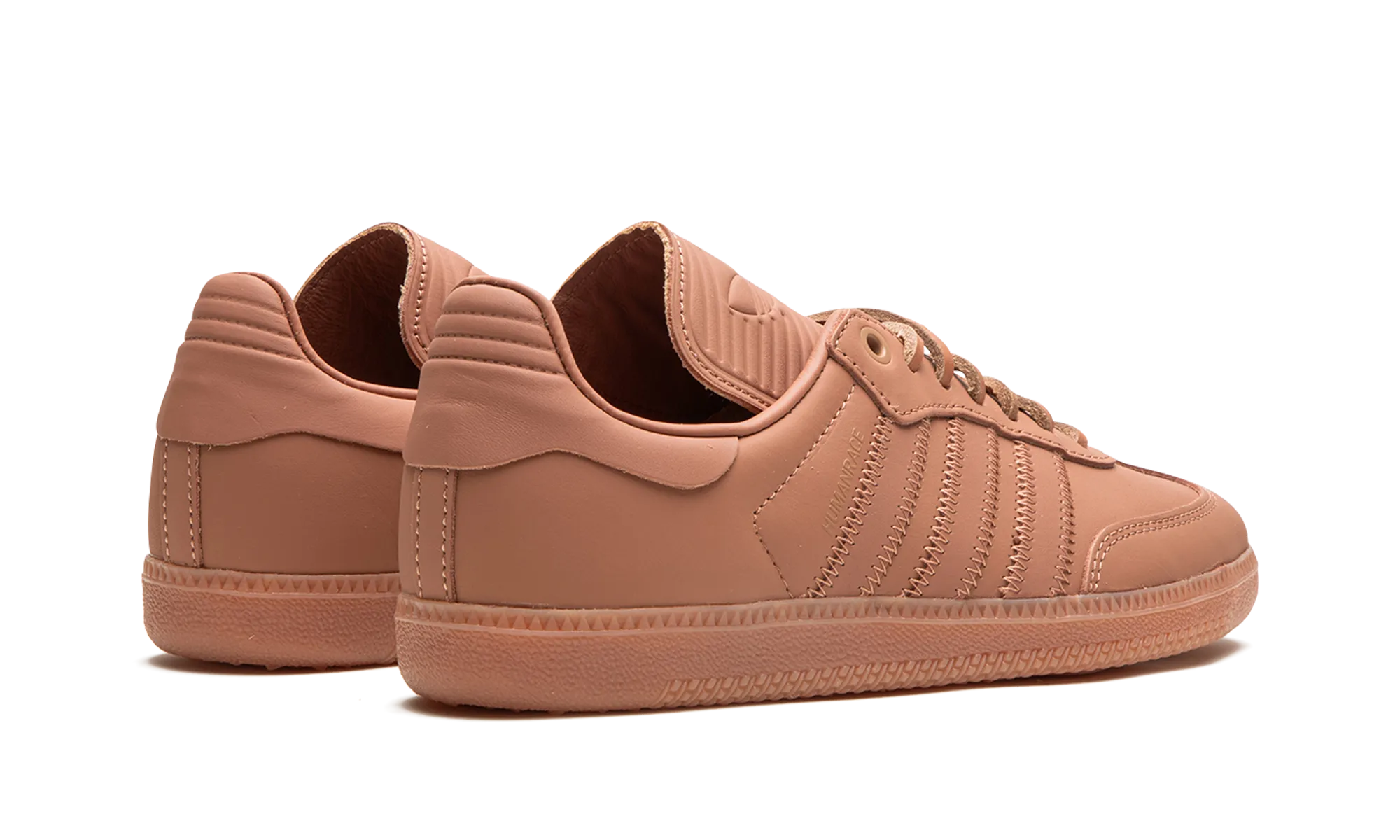 Wide toe box Slim Profile Humanrace Samba "Pharrell Williams - Terracotta"