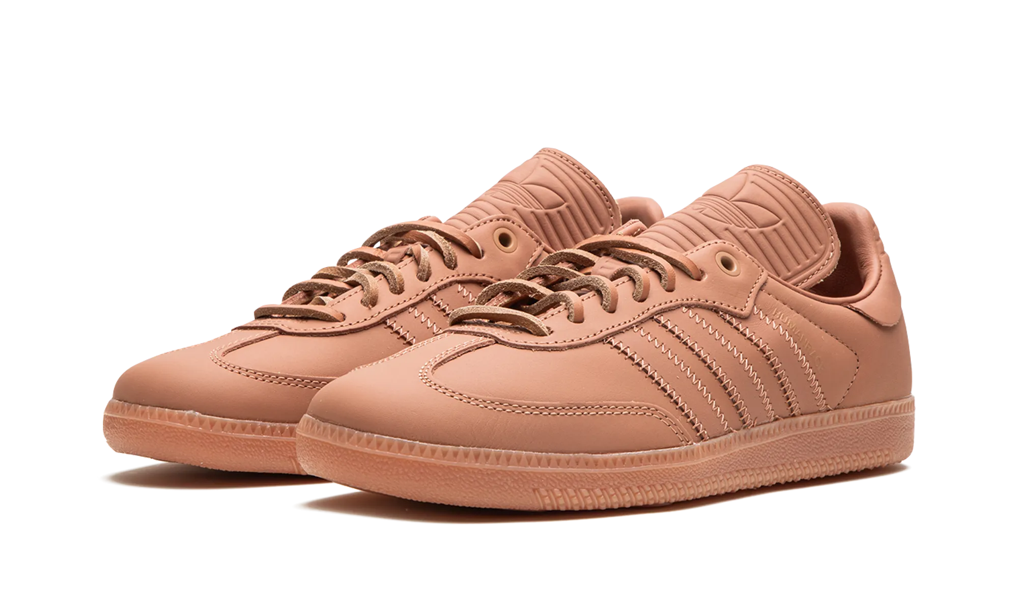 Humanrace Samba "Pharrell Williams - Terracotta" Fashion Go Elastic upper