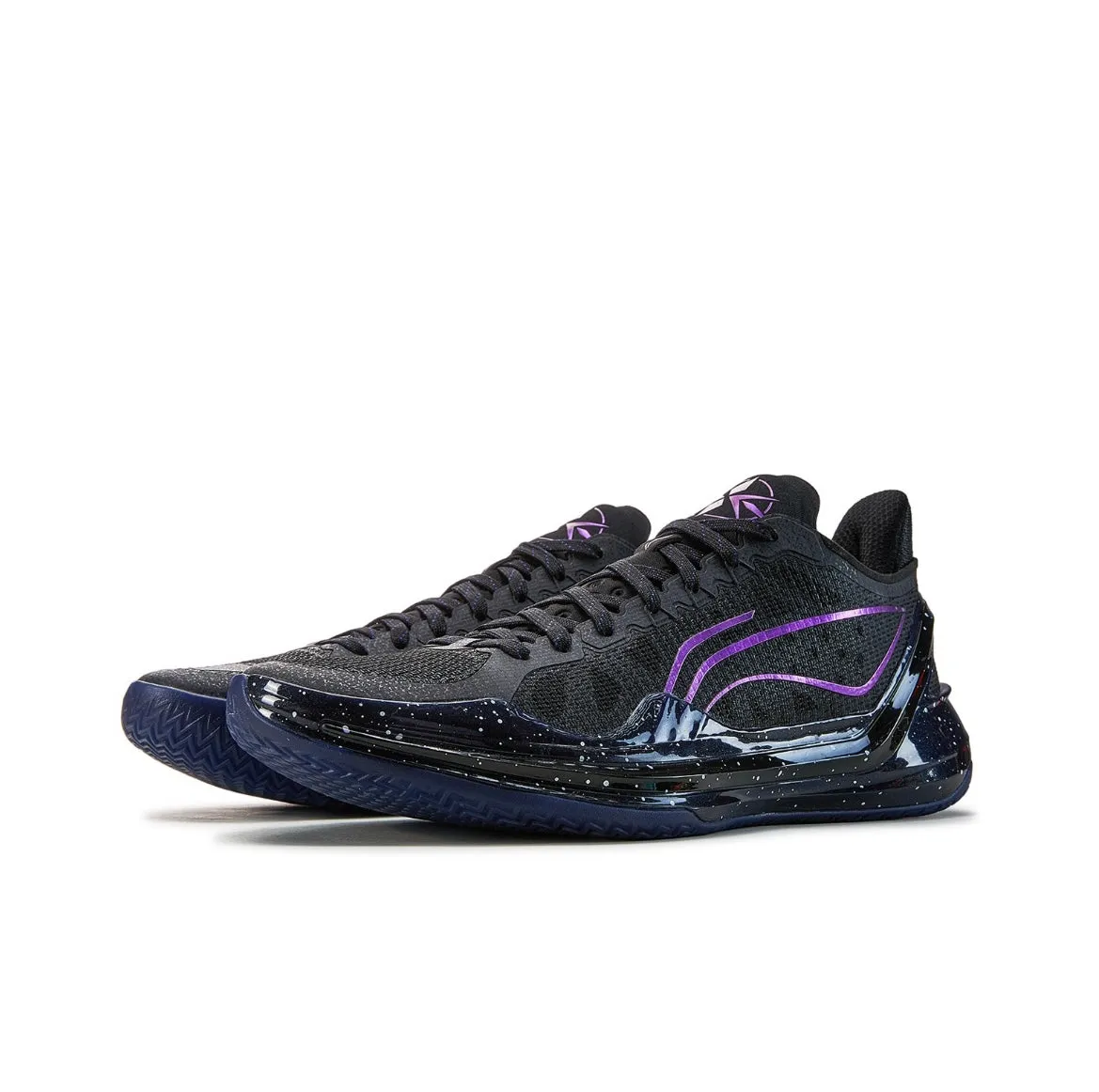 Li-Ning Liren 4 V2 Low - Black Obsidian High Performance Speed Asymmetric Lacing Structure