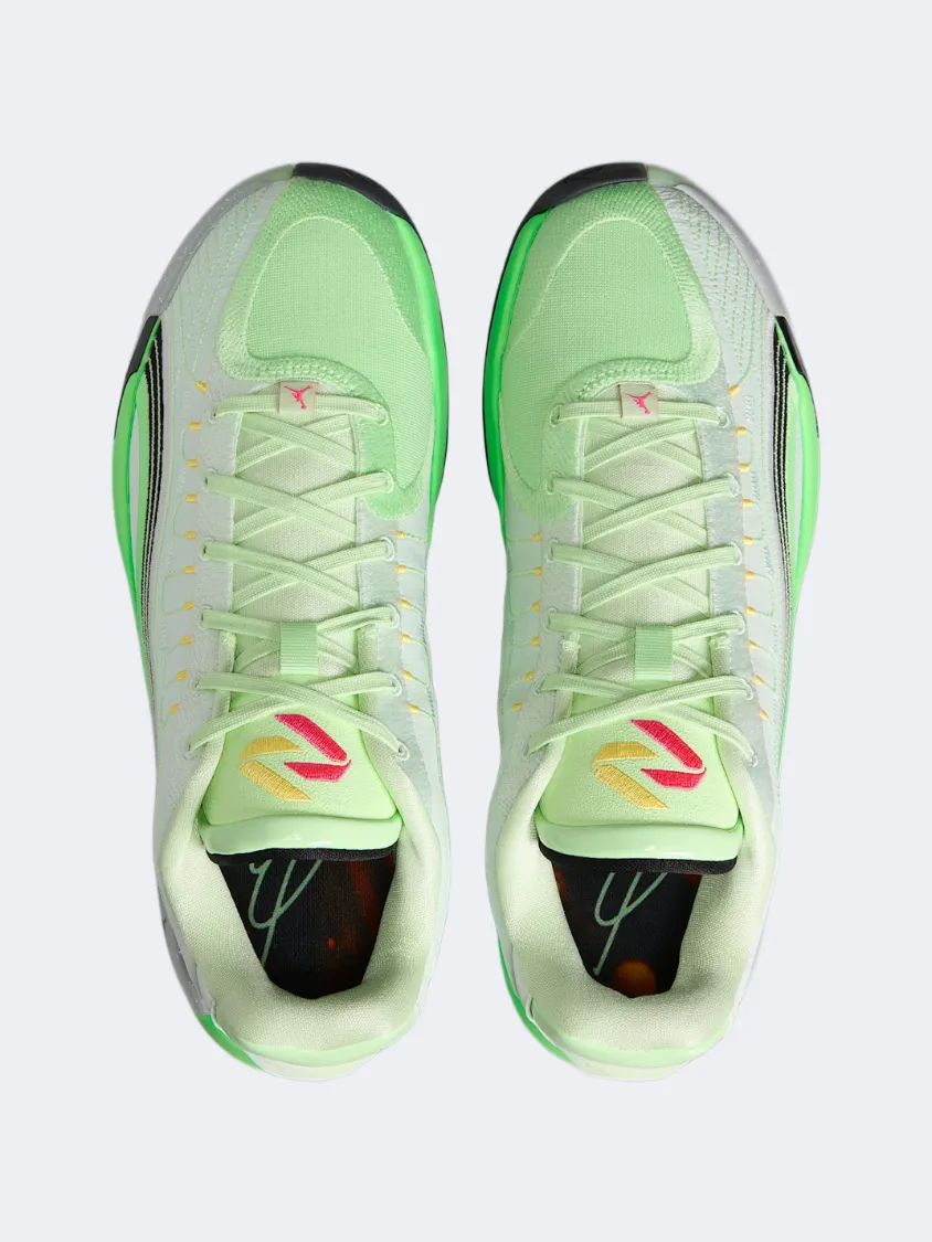 Sweat Resistant Frequent Travelers Breathable mesh Nike Luka 4 Gone Fishing Men Basketball Shoes Green/Silver/Black
