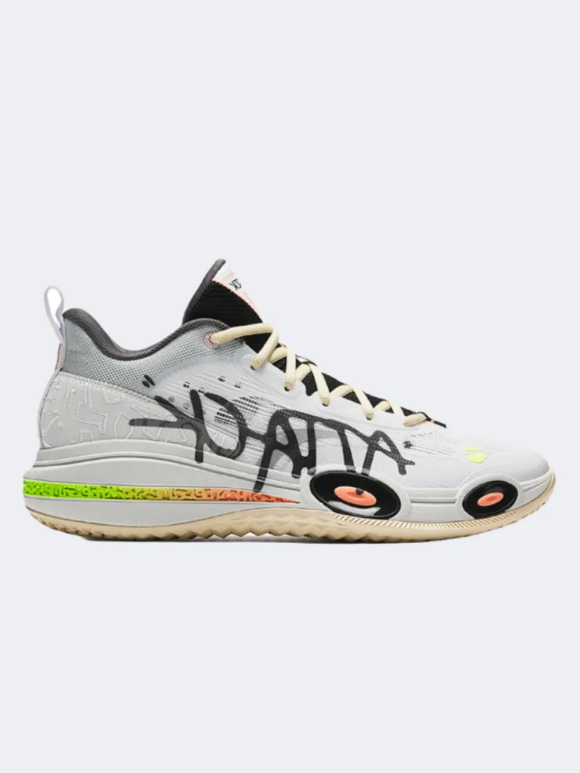 Non Slip Wellness Seekers Anta Attack 1 Men Basketball Shoes White/Grey/Black