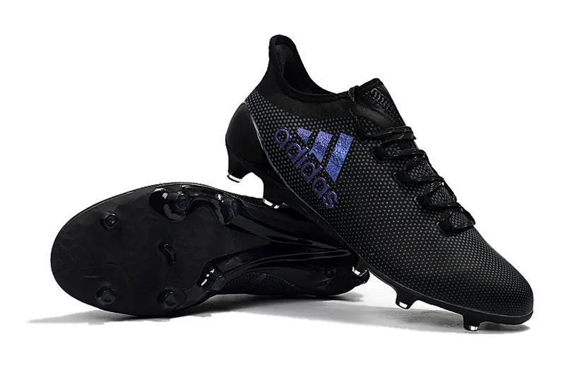 Quick Change Motion control New Adidas X Series FG TPU Soccer Cleats Shoes Black
