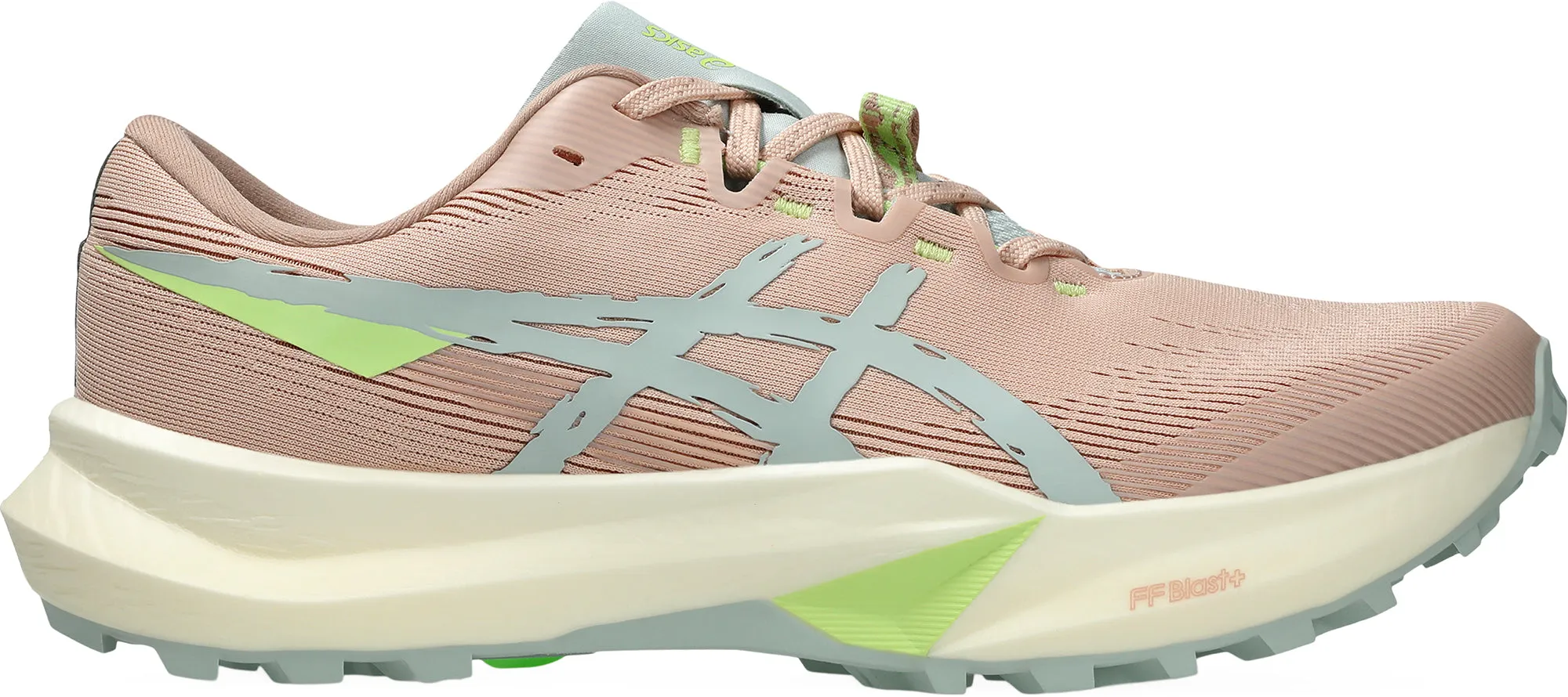 arch - support Foldable Design Asics Fuji Lite 6 Womens Trail Running Shoes - Pink