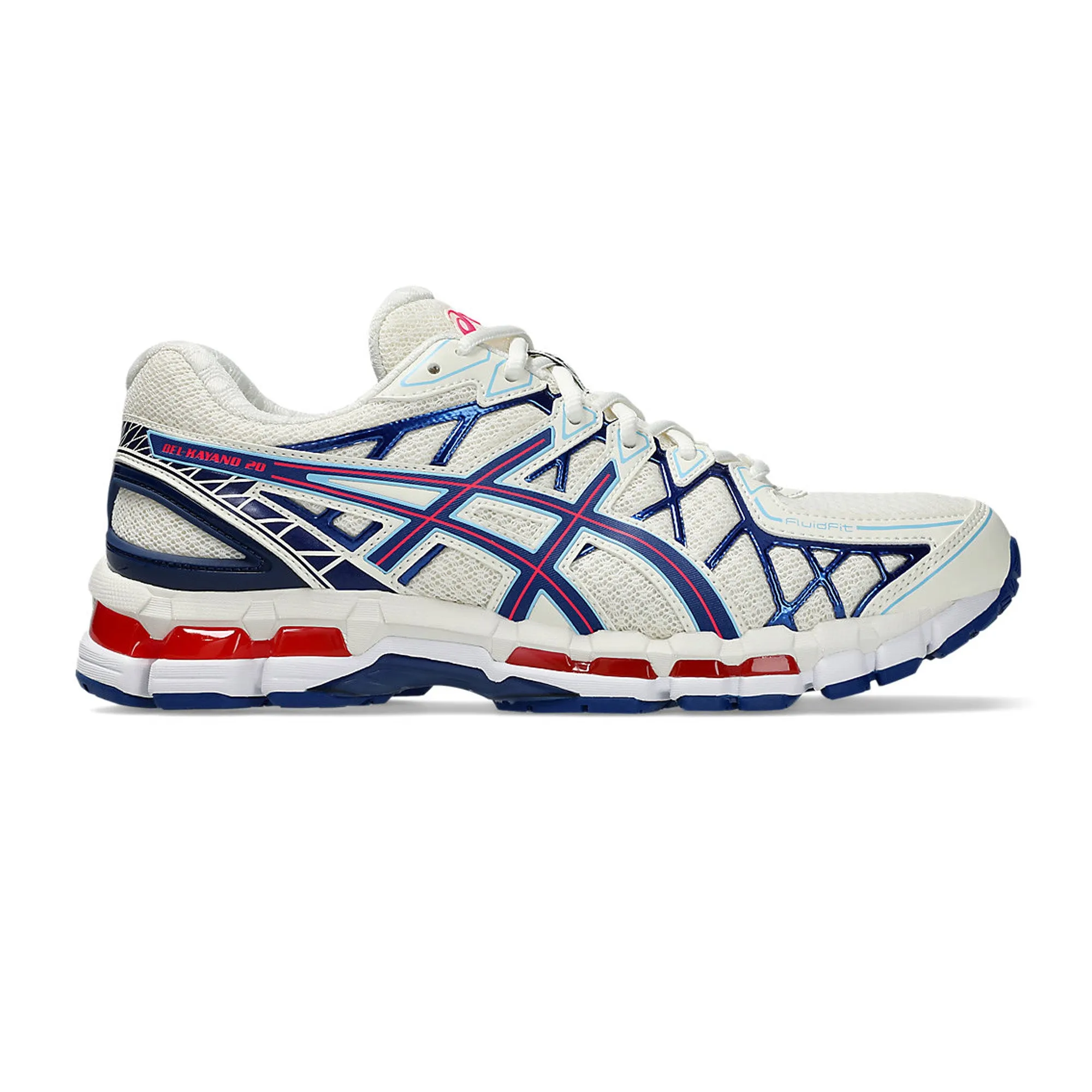 ASICS Gel-Kayano 20 'Cream Blue Red' (2025) Airflow Mesh Structure