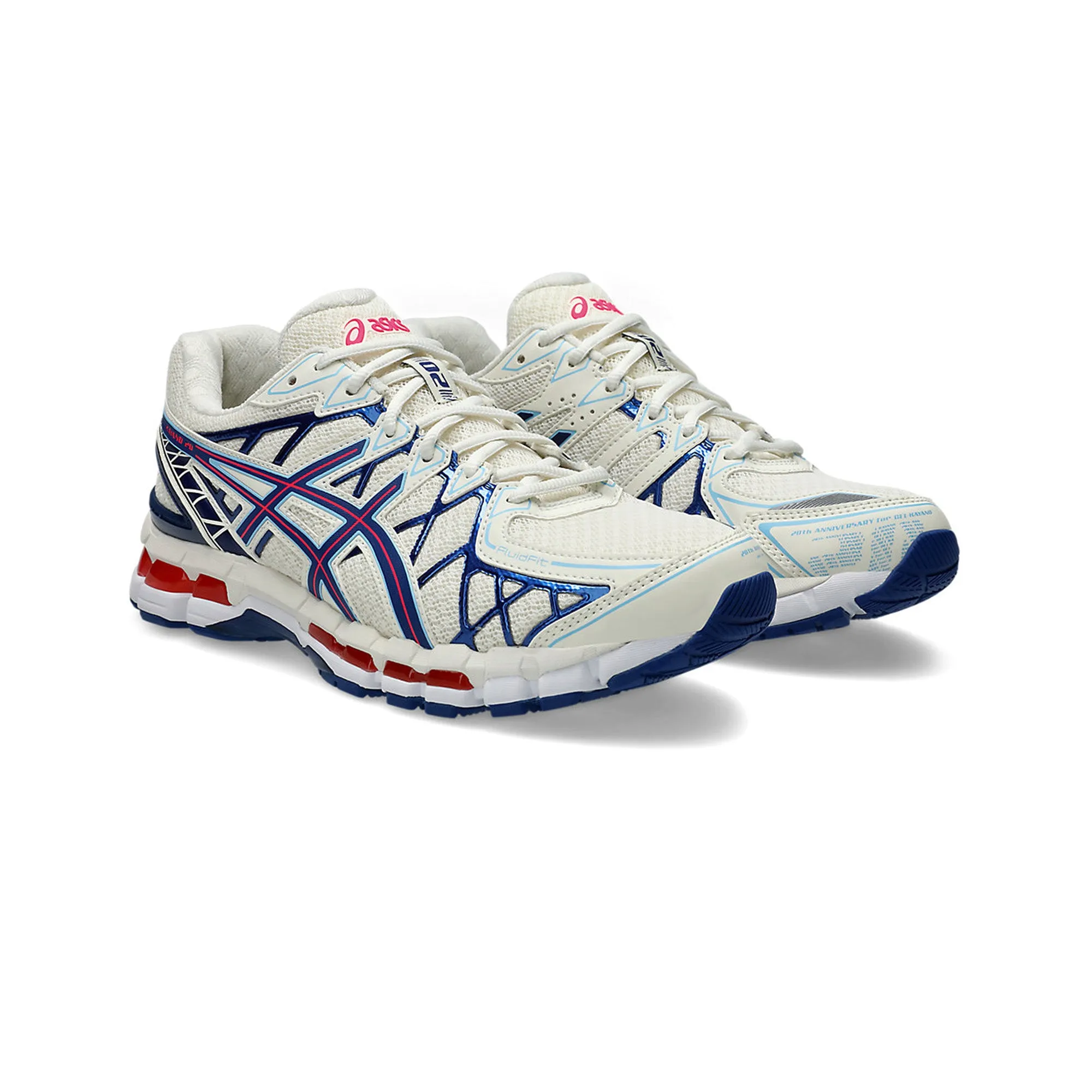 friendly competition Water Resistant Fabric ASICS Gel-Kayano 20 'Cream Blue Red' (2025)