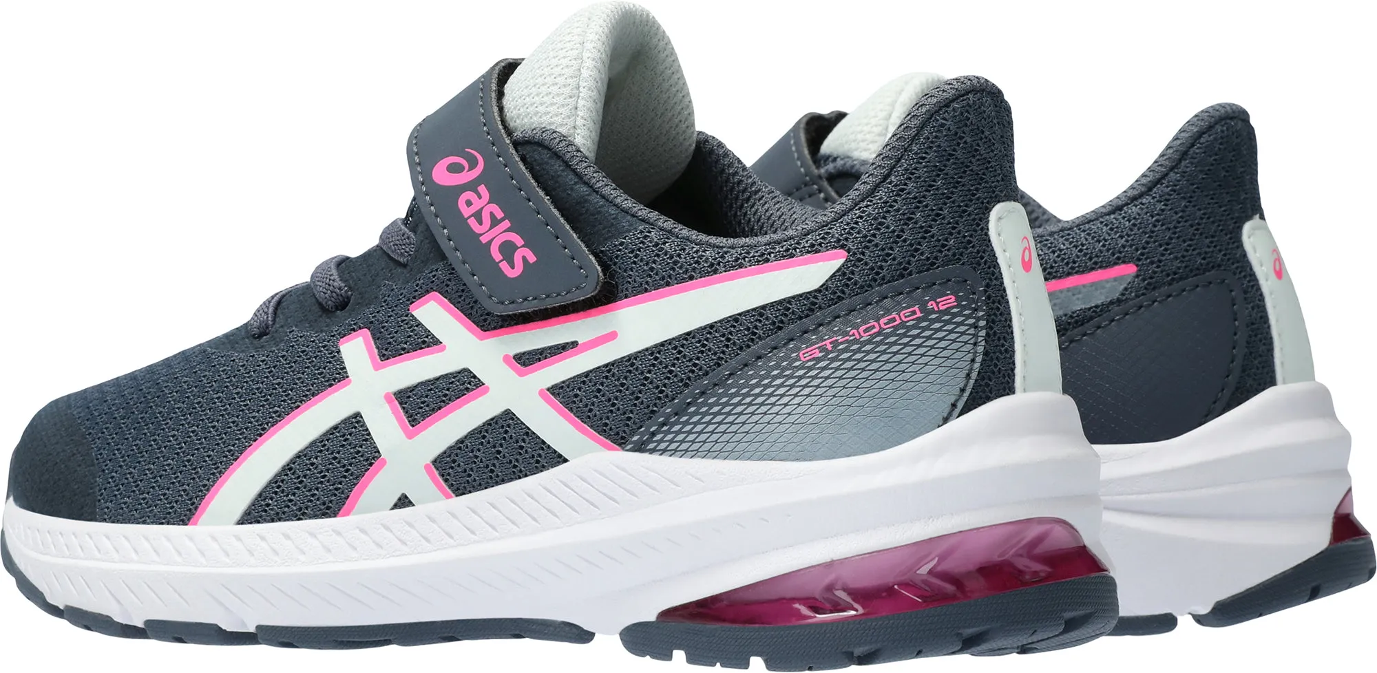 running in summer shoes Asics GT 1000 12 PS Junior Running Shoes - Grey