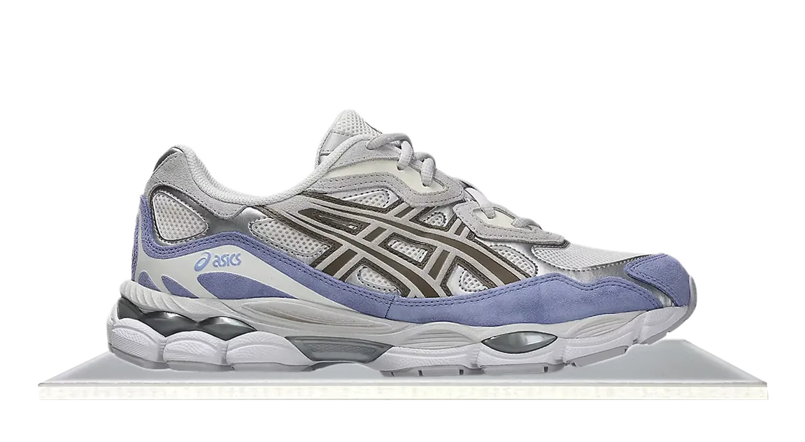 ASICS Gel-NYC Cream Cloud Grey Blue long - distance runner's shoe selection Resilient