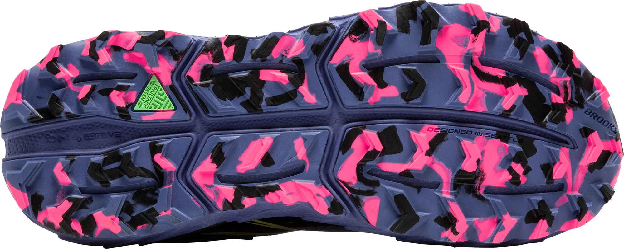 Microfiber Stabilizer Brooks Cascadia 18 GORE-TEX Womens Trail Running Shoes - Blue