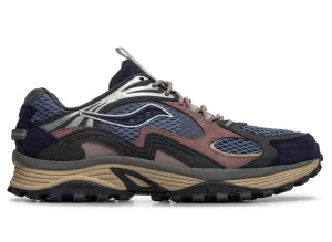 running during sunset Saucony Grid Aura X