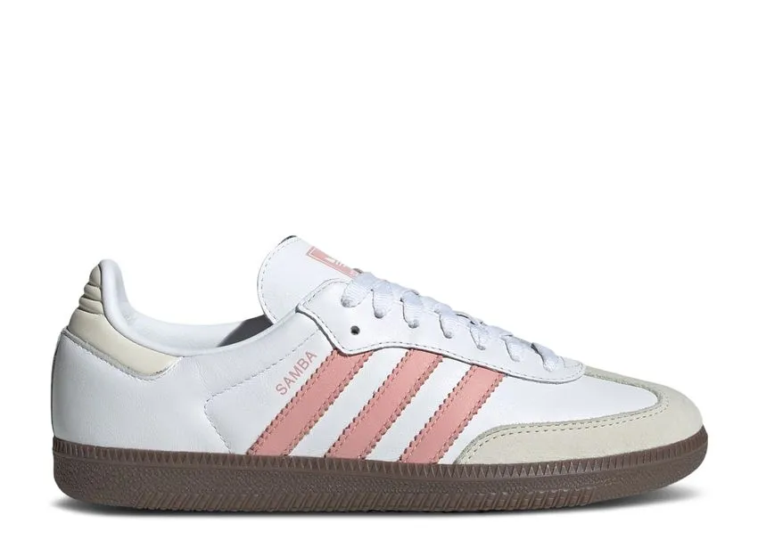 Adidas Samba OG White Wonder Mauve dirt path