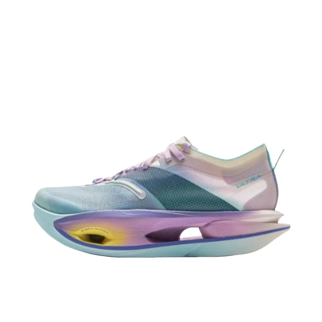 Ultimate Traction ??Men??Li-Ning Feidian 5 Ultra Marathon Running Shoes - Blue/Purple